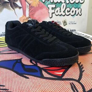 Men's Dunnit All Black Suede Sneakers, various sizes